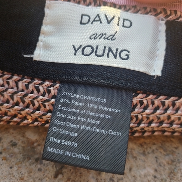 Sun Visor David and Young Roll up Wider Brim Summer Hat - Picture 7 of 7